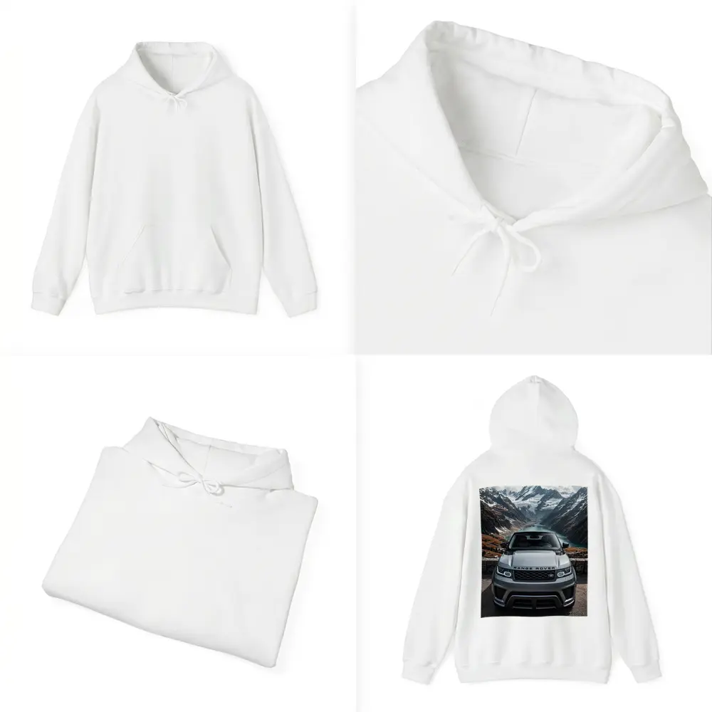 Range Rover Sport Front Mountain Alpine Lake – Hoodies