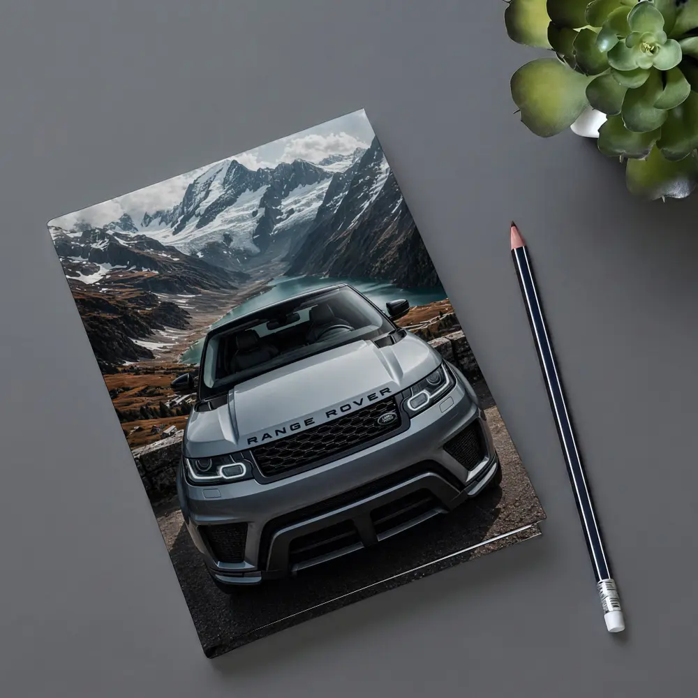 Range Rover Sport Front Mountain Alpine Lake – Notebooks
