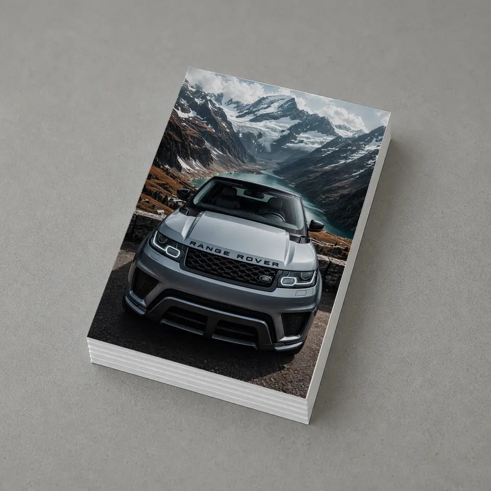 Range Rover Sport Front Mountain Alpine Lake – Postcards