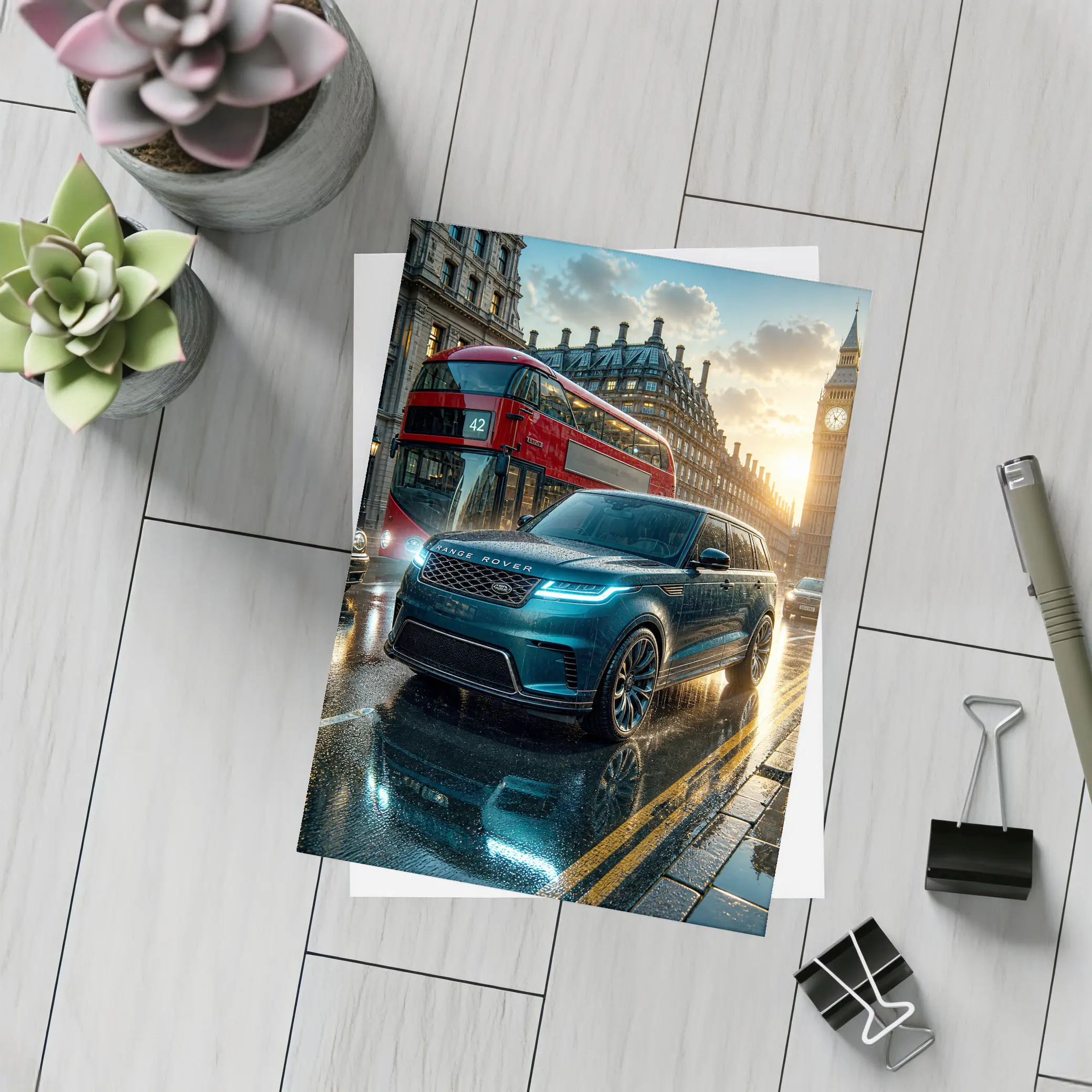 Range Rover Velar London Big Ben Street – Postcards