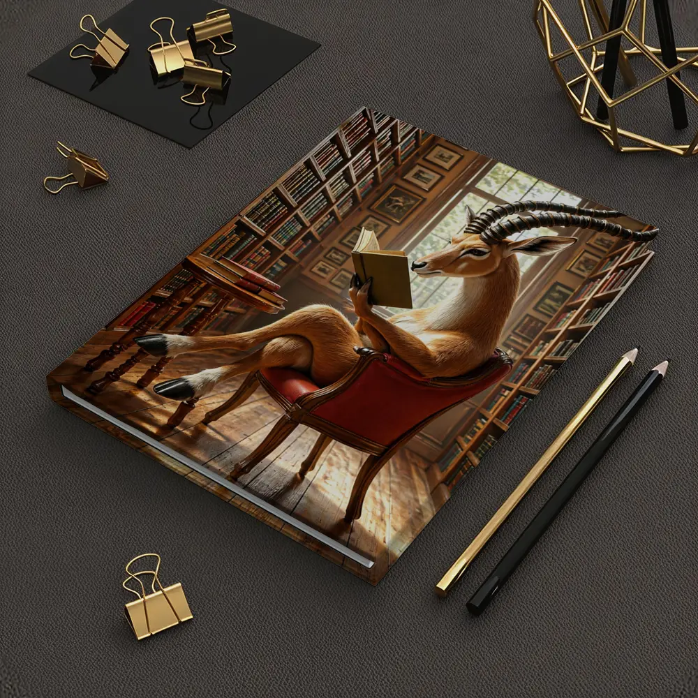 Antelope Reading Book in Grand Library – Notebooks