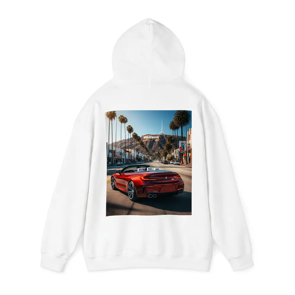 BMW M6 Convertible Red Hollywood Boulevard – Hoodies