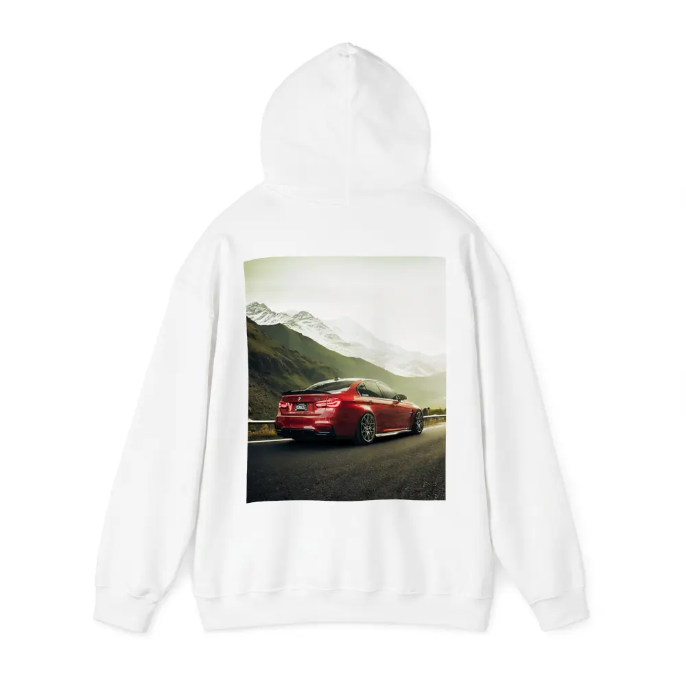 Red BMW M3 F80 Mountain Road Shot – Hoodies