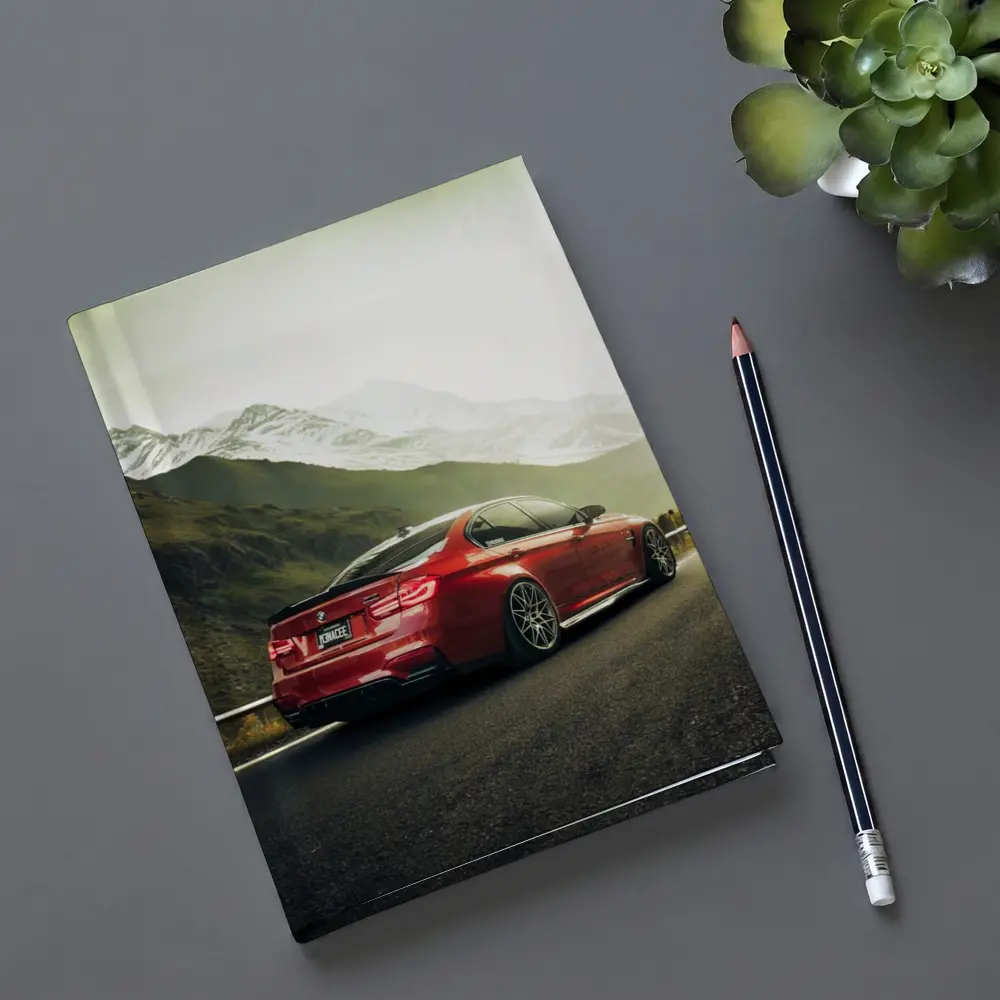Red BMW M3 F80 Mountain Road Shot – Notebooks