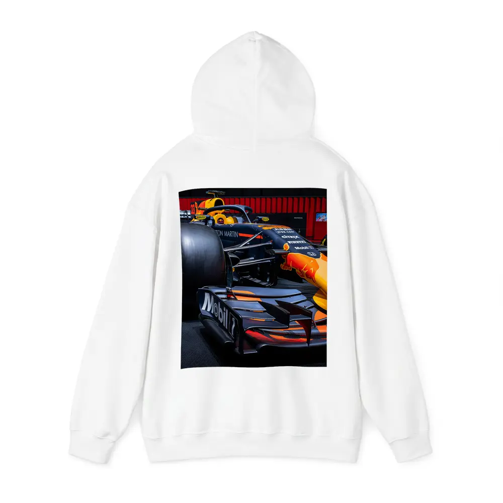 Red Bull Racing Formula One Car at Show – Hoodies