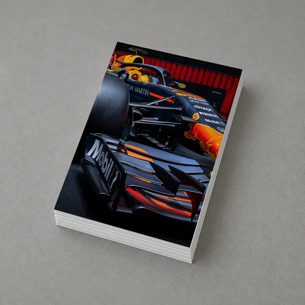 Red Bull Racing Formula One Car at Show – Postcards
