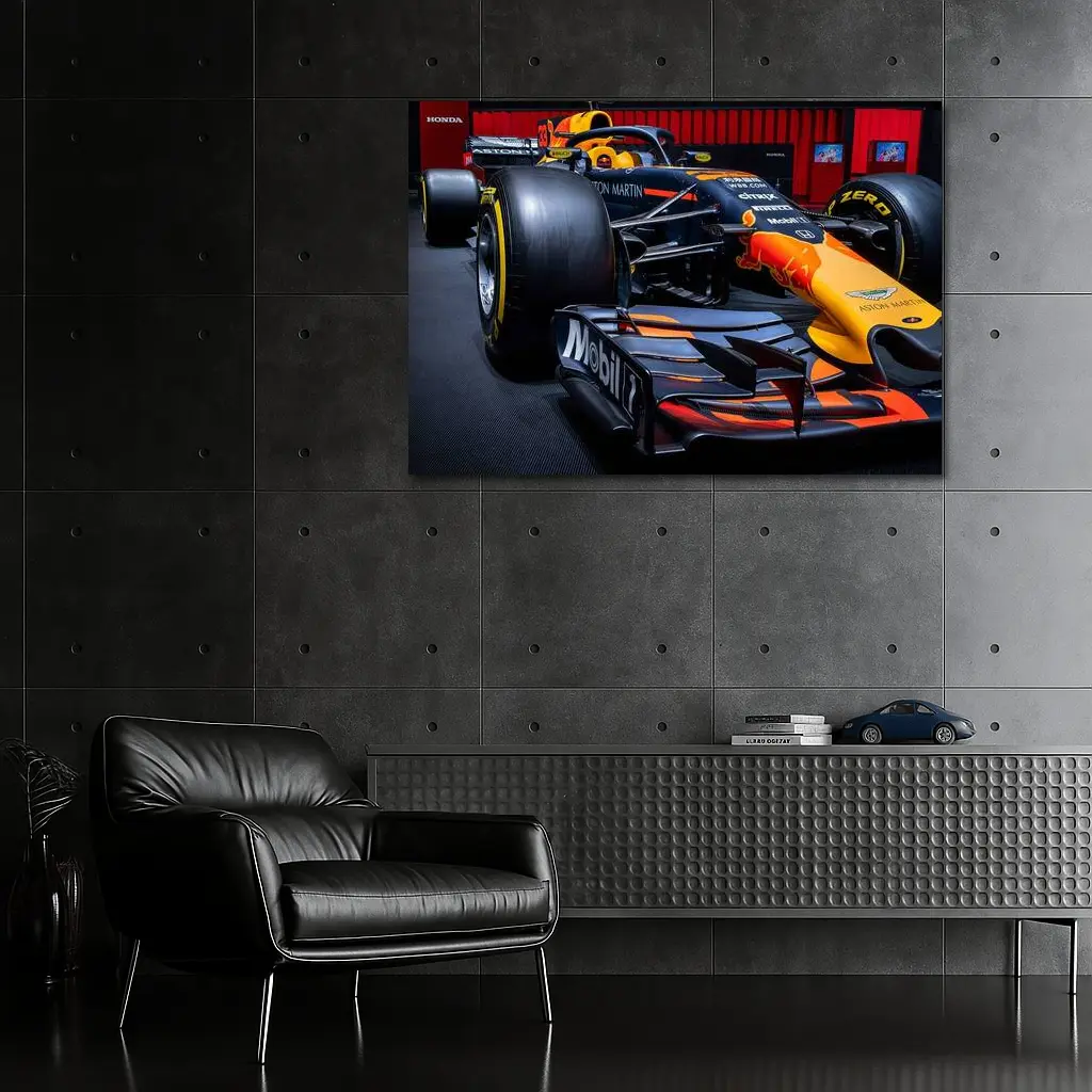 Red Bull Racing Formula One Car at Show – Wall Art