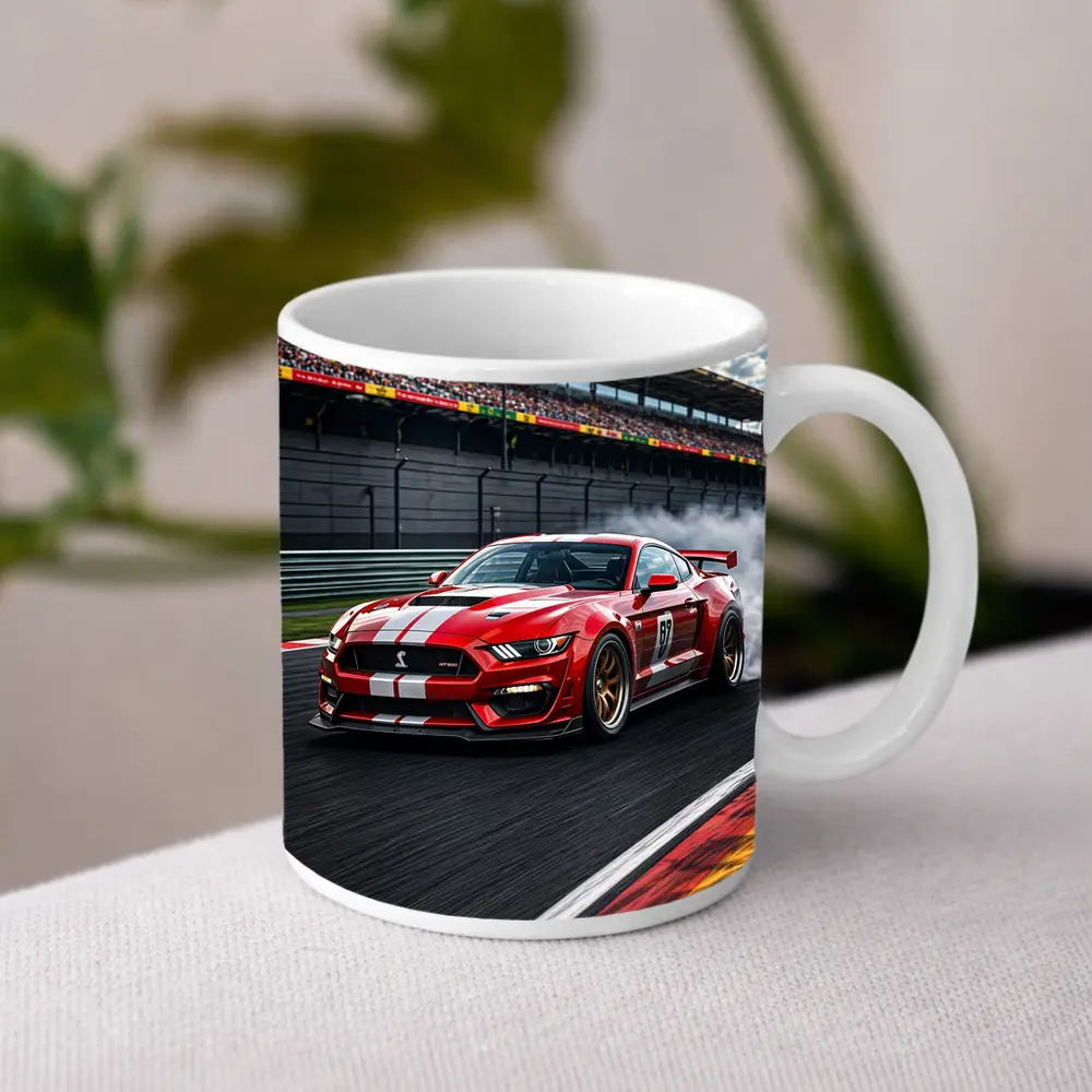 Ford Mustang Shelby GT500 Drifting Race Track – Mugs