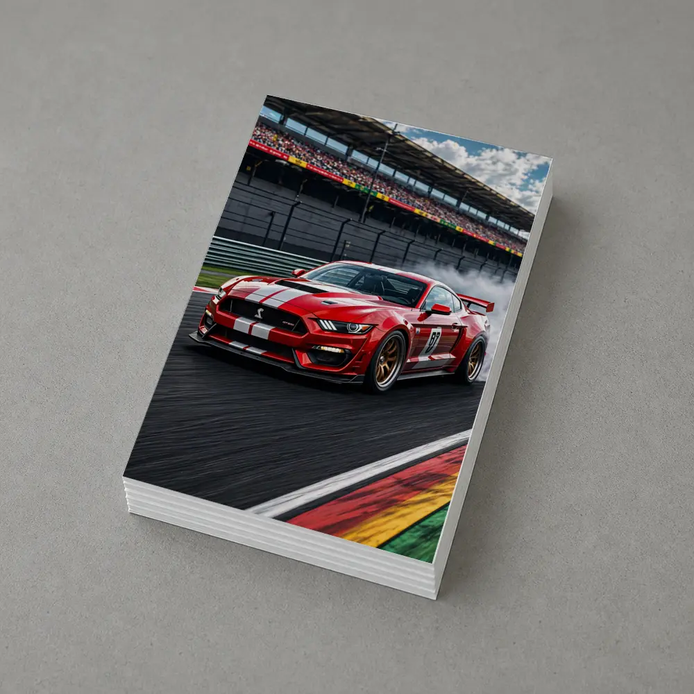 Ford Mustang Shelby GT500 Drifting Race Track – Postcards