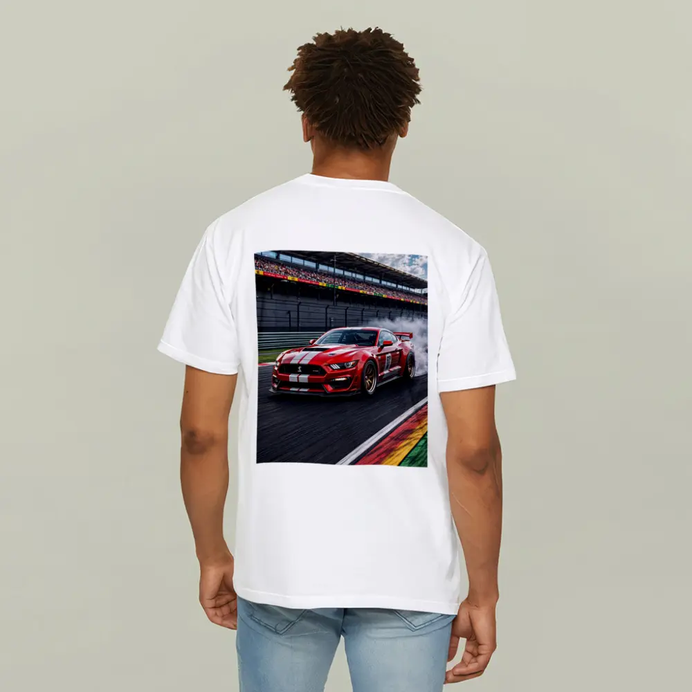 Ford Mustang Shelby GT500 Drifting Race Track – T-Shirts