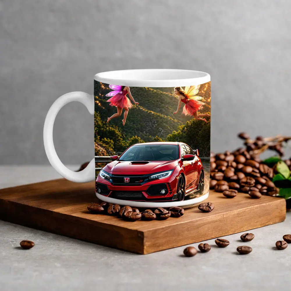 Honda Civic Type R Red Fairy Mountain Road – Mugs