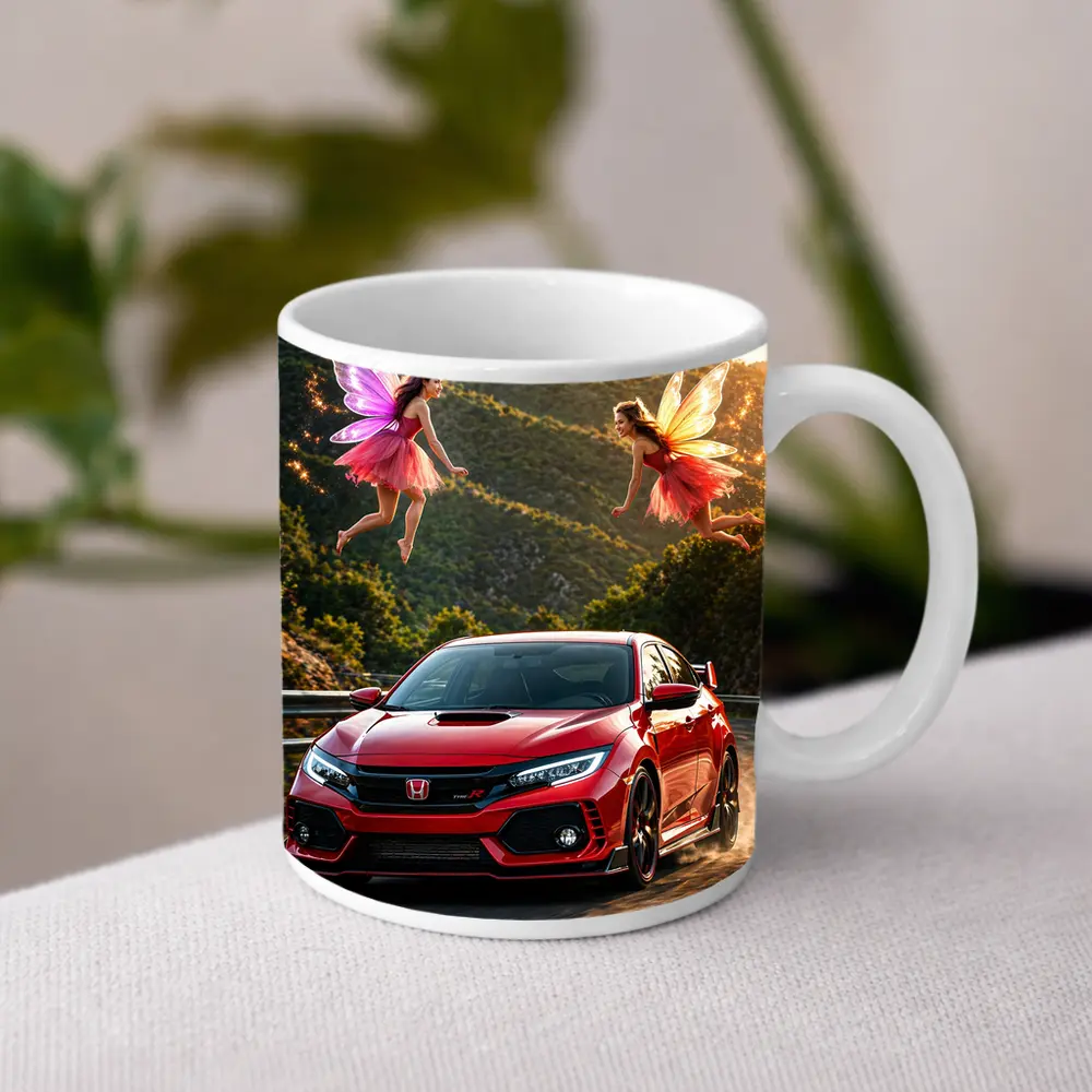 Honda Civic Type R Red Fairy Mountain Road – Mugs