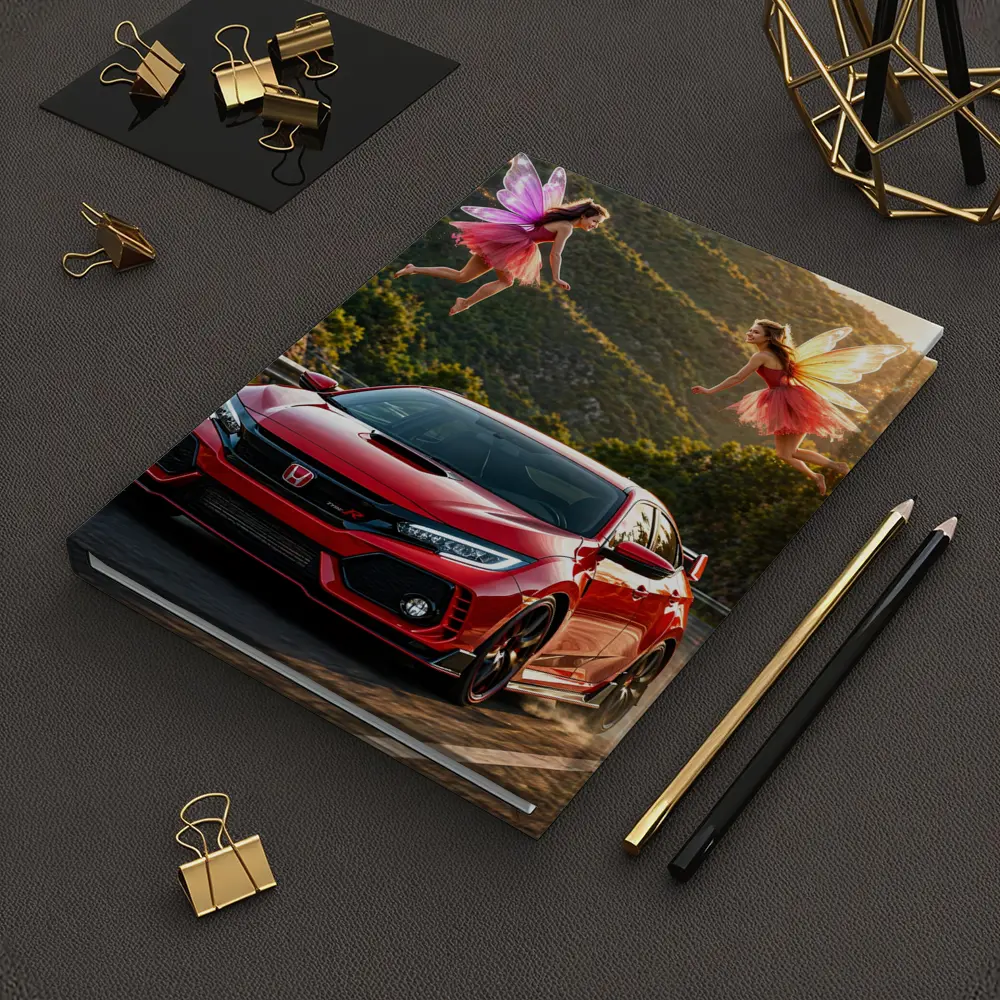 Honda Civic Type R Red Fairy Mountain Road – Notebooks