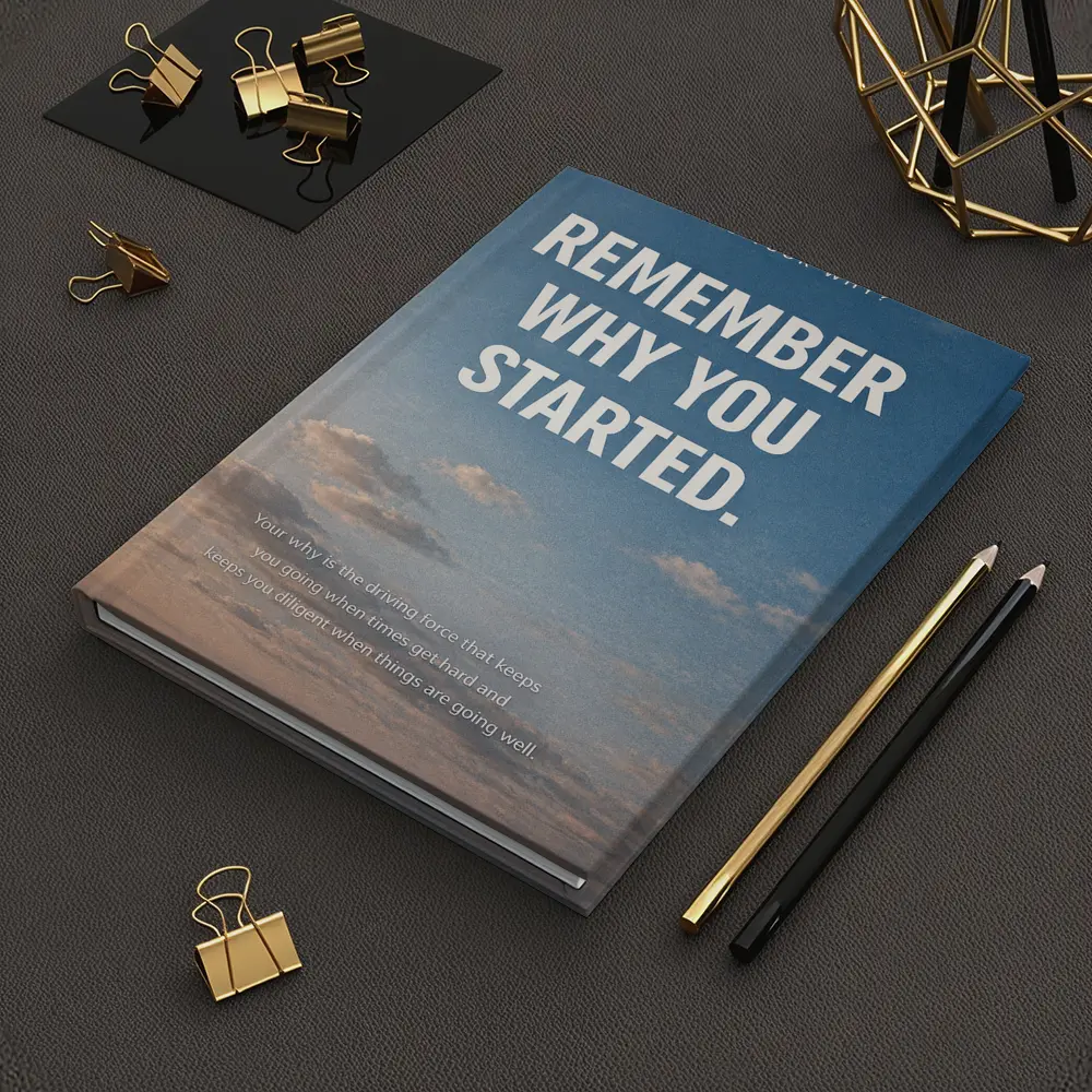 Remember Why You Started Sky Motivational – Notebooks