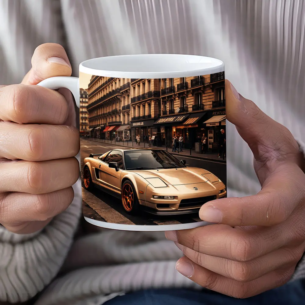 Acura NSX Gold Streets of Paris – Mugs