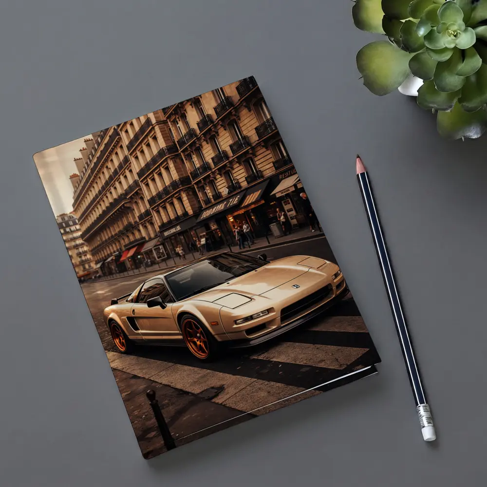 Acura NSX Gold Streets of Paris – Notebooks