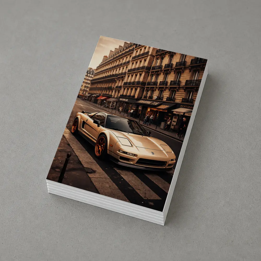 Acura NSX Gold Streets of Paris – Postcards