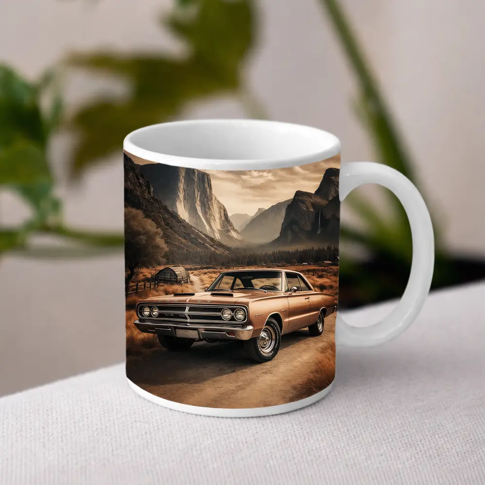 Dodge Coronet Classic Muscle Car Mountain Valley – Mugs