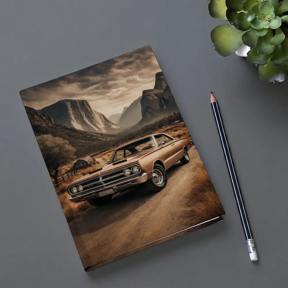 Dodge Coronet Classic Muscle Car Mountain Valley – Notebooks