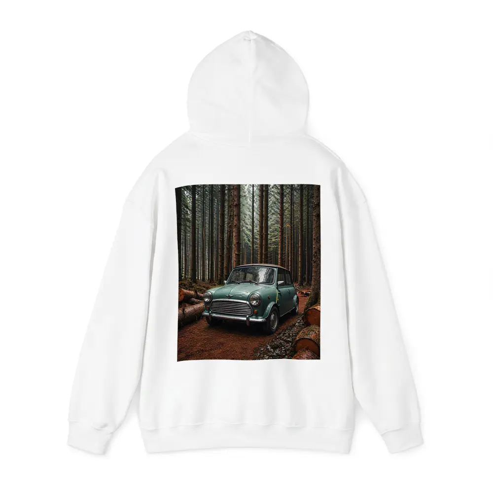 Classic Mini Cooper in Dark Forest – Hoodies