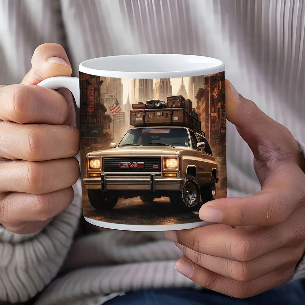 Retro GMC Truck Classic New York City – Mugs