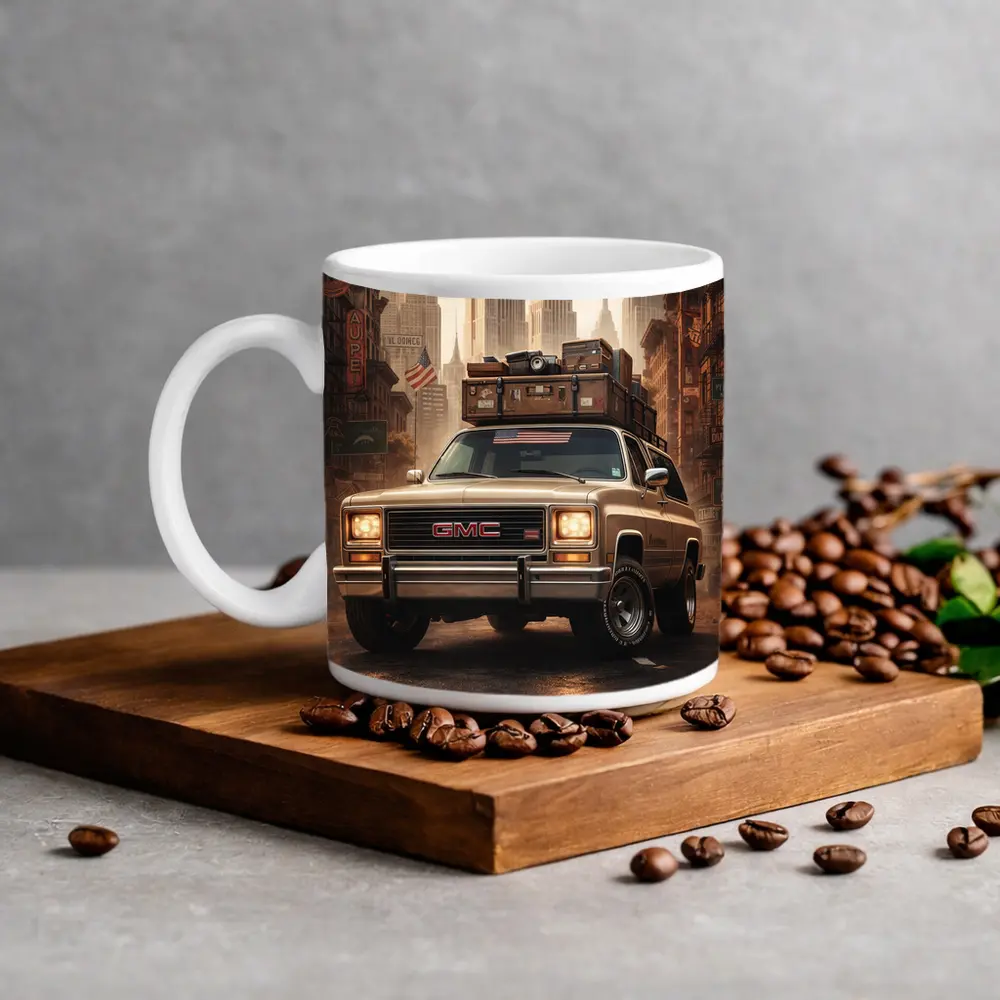Retro GMC Truck Classic New York City – Mugs