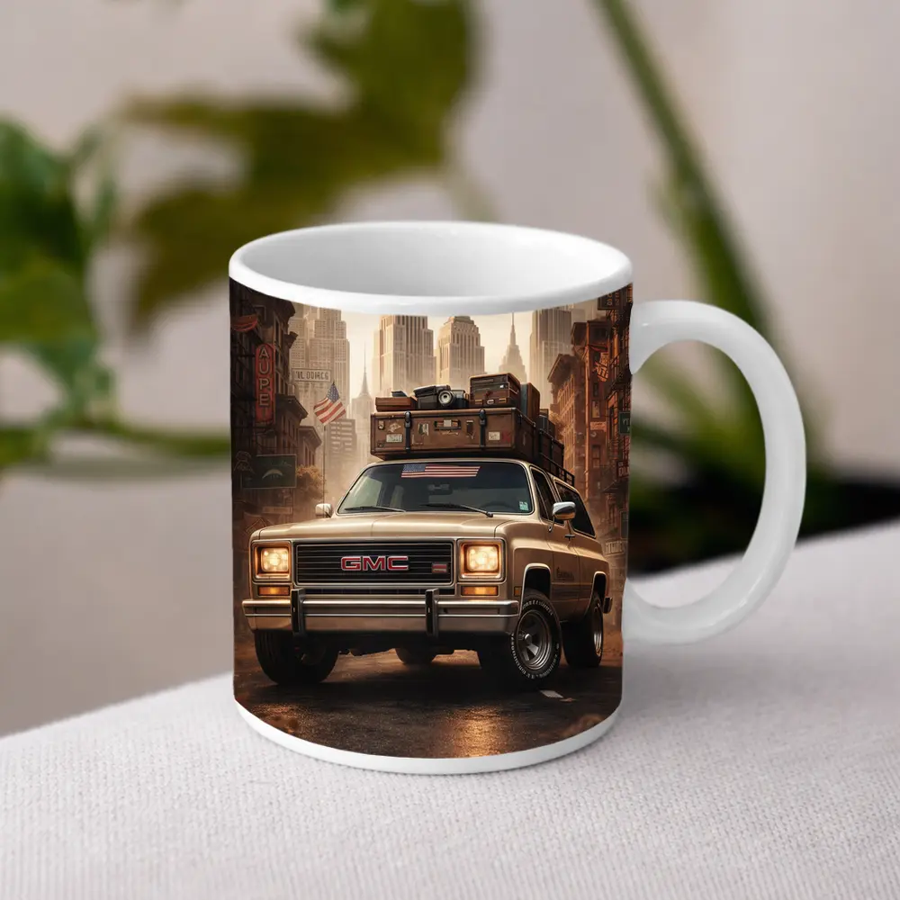 Retro GMC Truck Classic New York City – Mugs