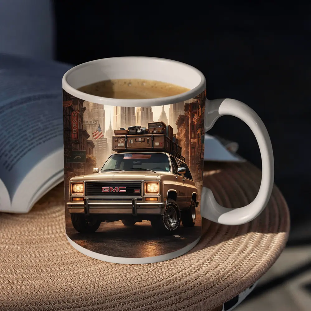 Retro GMC Truck Classic New York City – Mugs