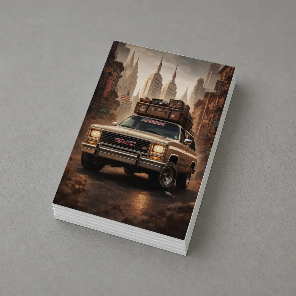 Retro GMC Truck Classic New York City – Postcards