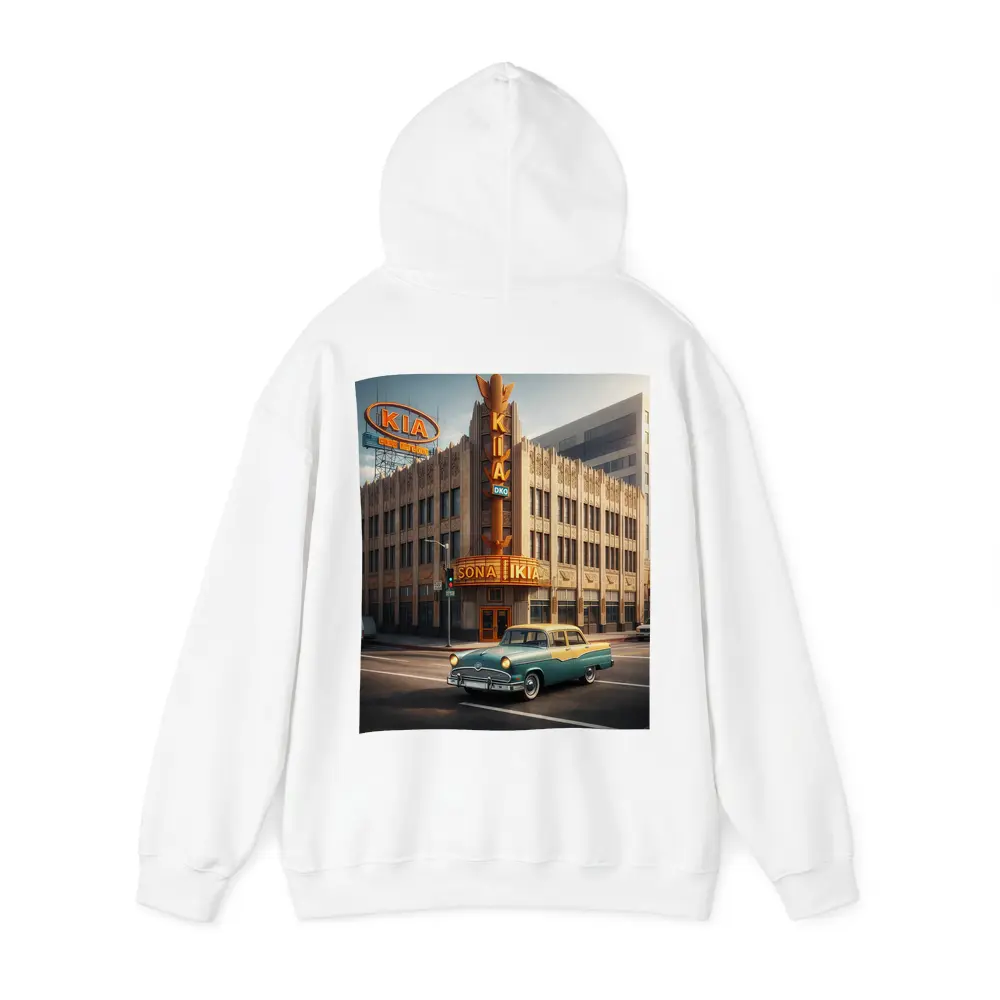 Kia Classic Car Retro Los Angeles Street – Hoodies