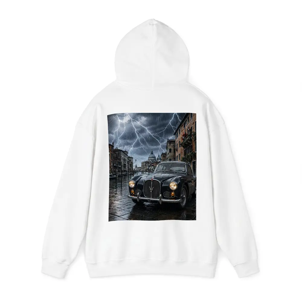 Maserati Classic Car Venice Thunderstorm Night – Hoodies