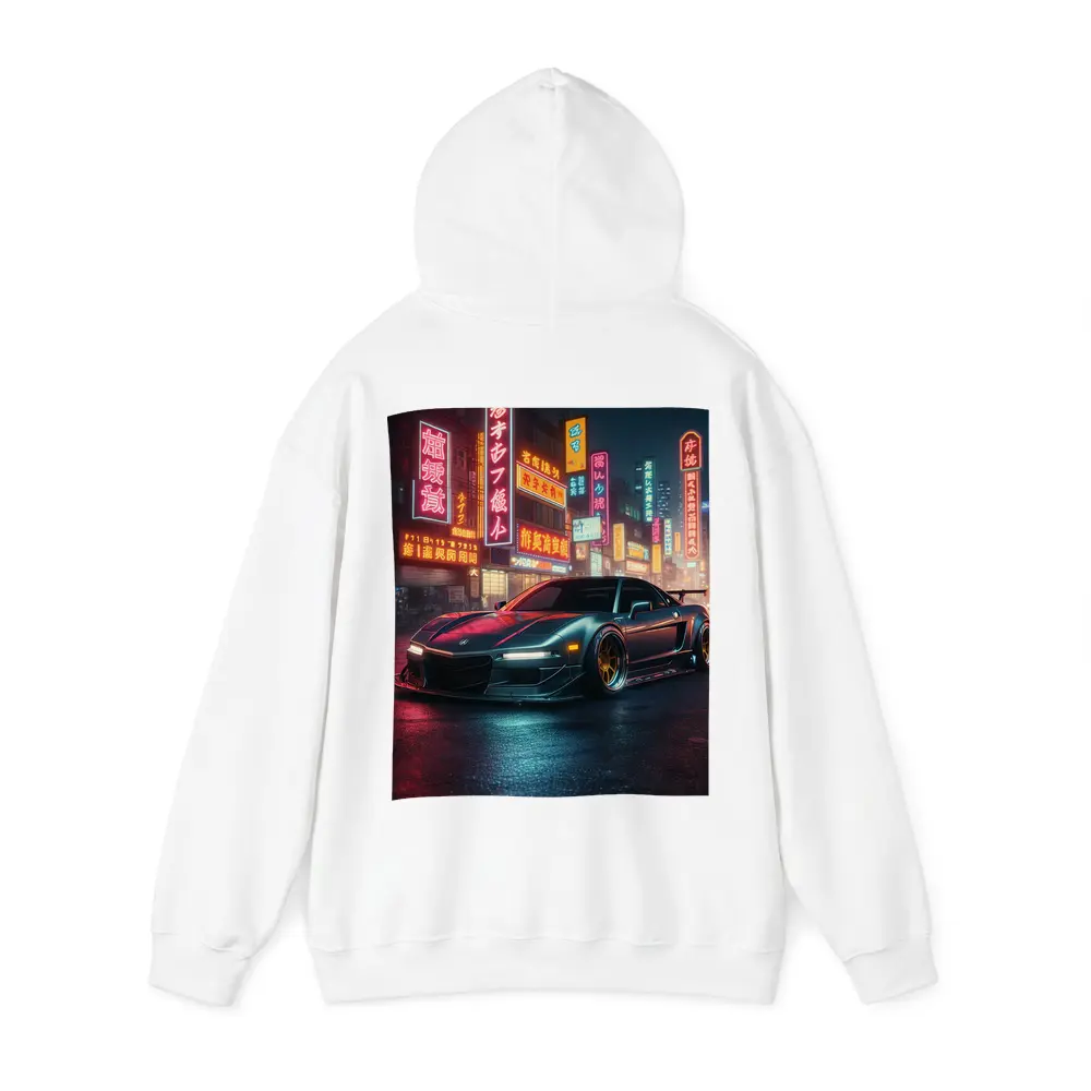Acura NSX Neon City Night Street – Hoodies
