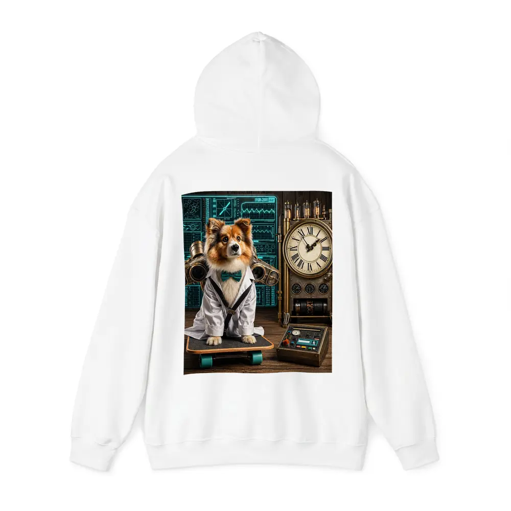 Shetland Sheepdog Scientist Steampunk Lab Setting – Hoodies