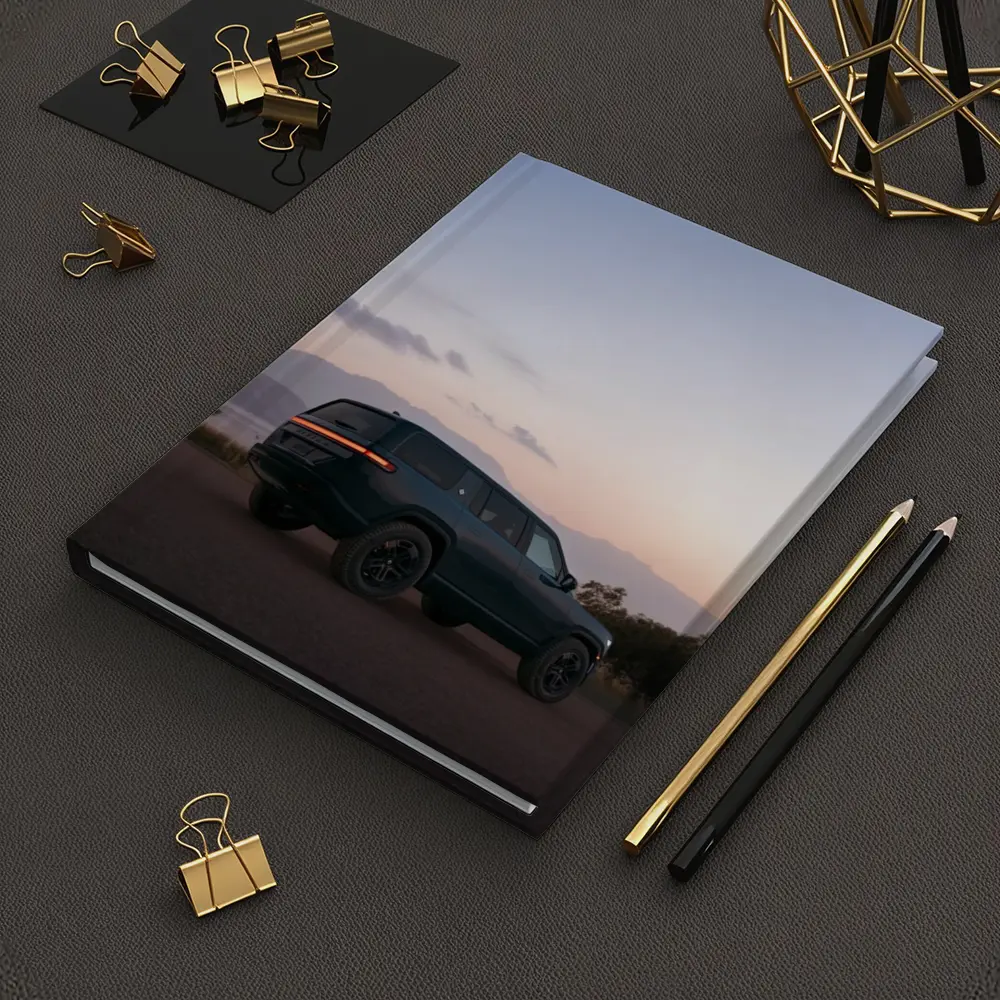 Rivian R1S Dark Green Mountain Sunset – Notebooks