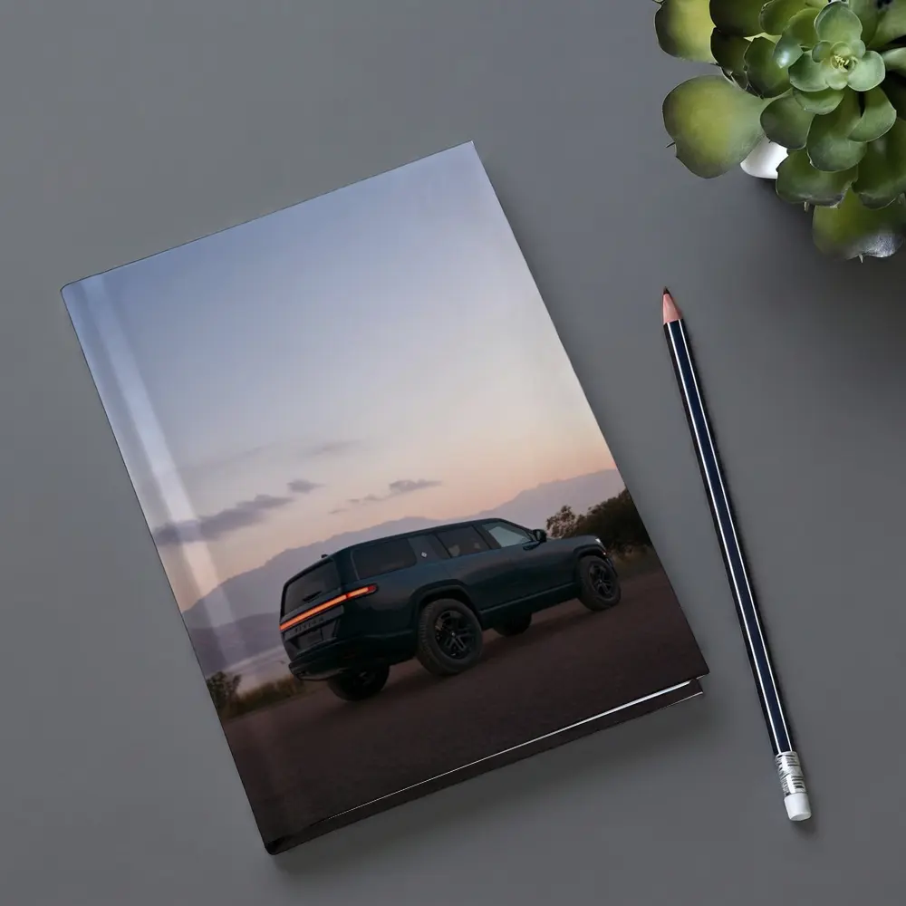 Rivian R1S Dark Green Mountain Sunset – Notebooks
