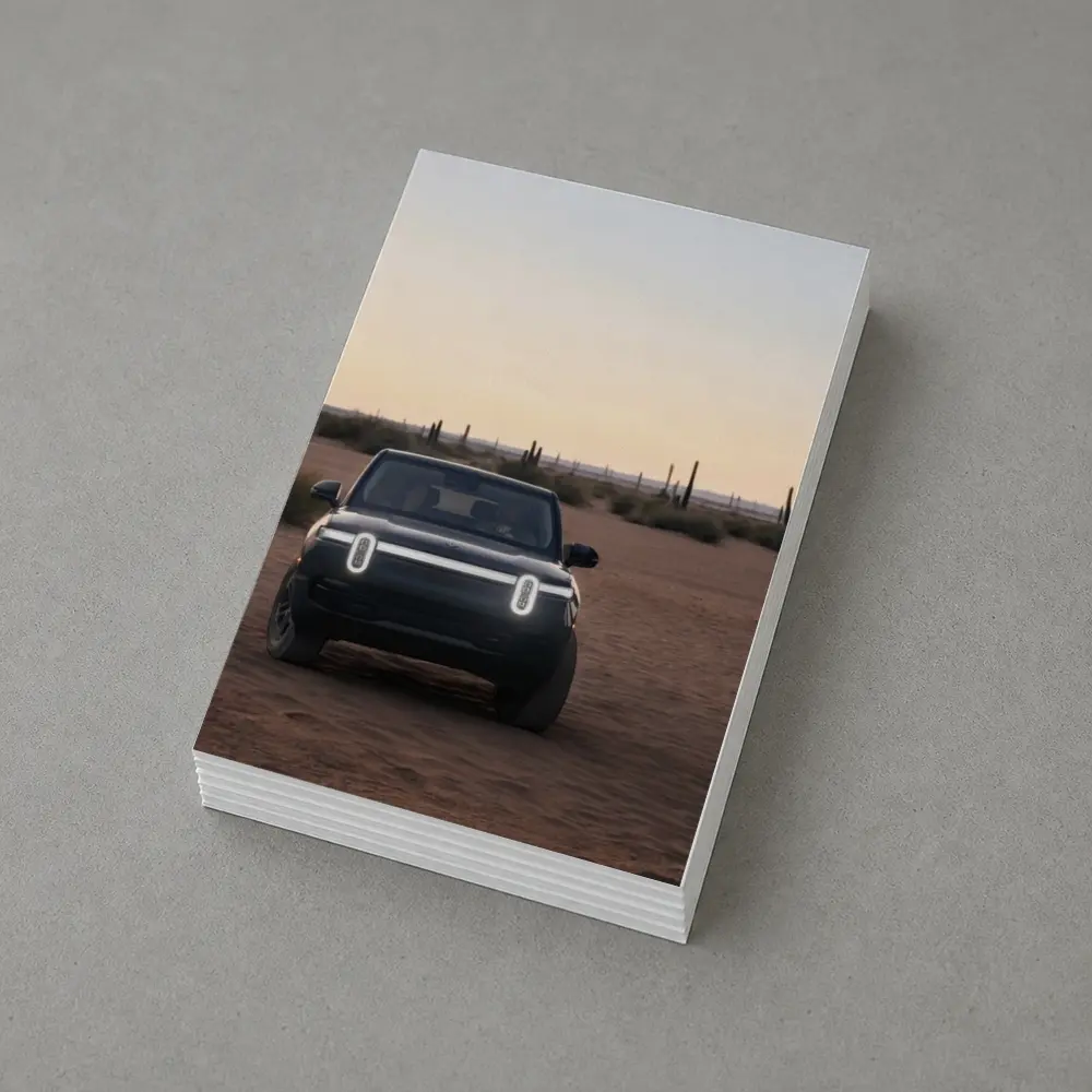 Rivian R1S Electric SUV Desert Dusk – Postcards