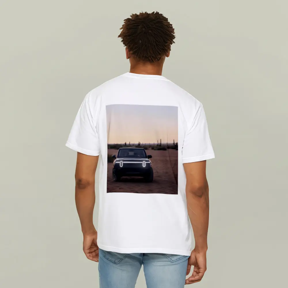 Rivian R1S Electric SUV Desert Dusk – T-Shirts