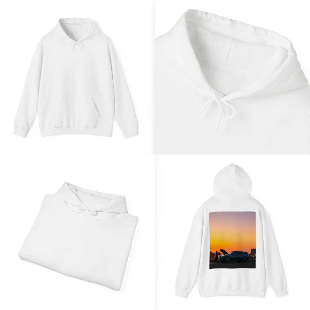 Rivian R1S Electric SUV City Sunset – Hoodies