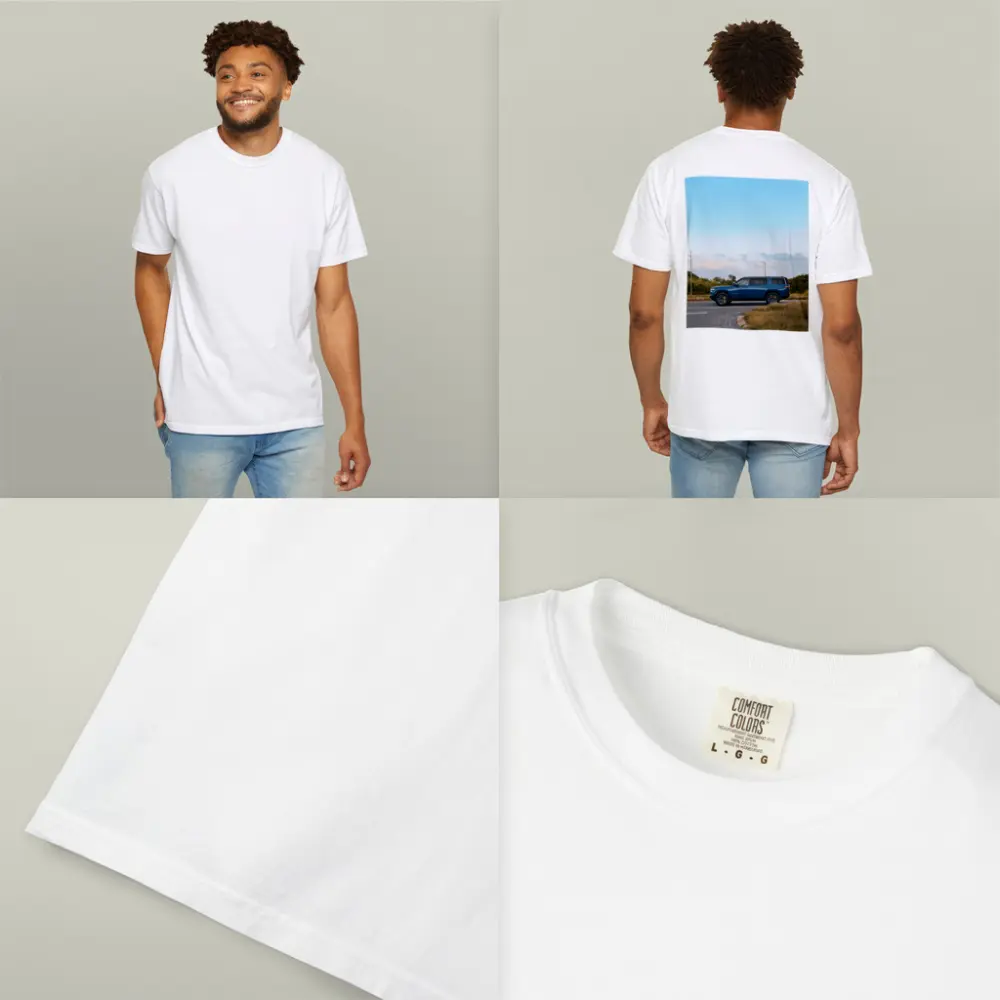 Rivian R1S Blue SUV Open Road – T-Shirts