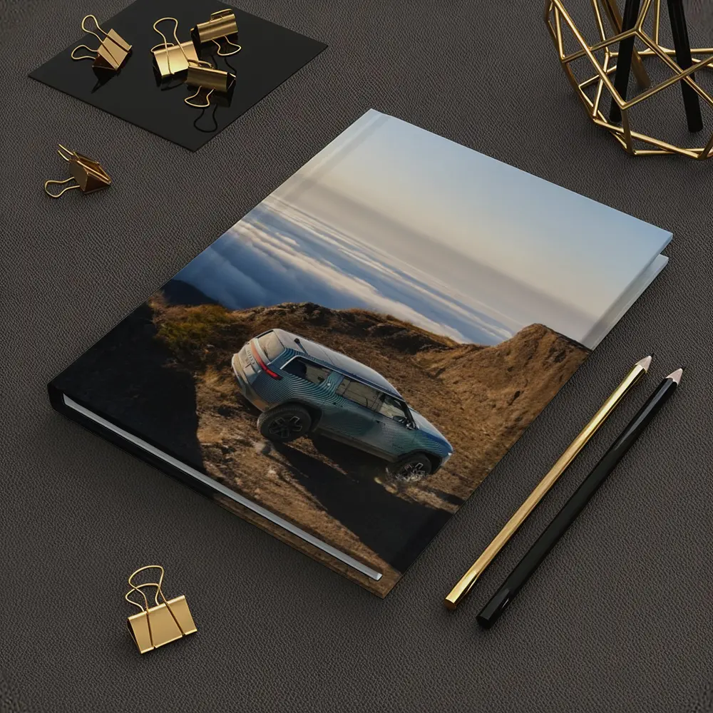 Rivian R1S SUV Above Mountain Clouds – Notebooks