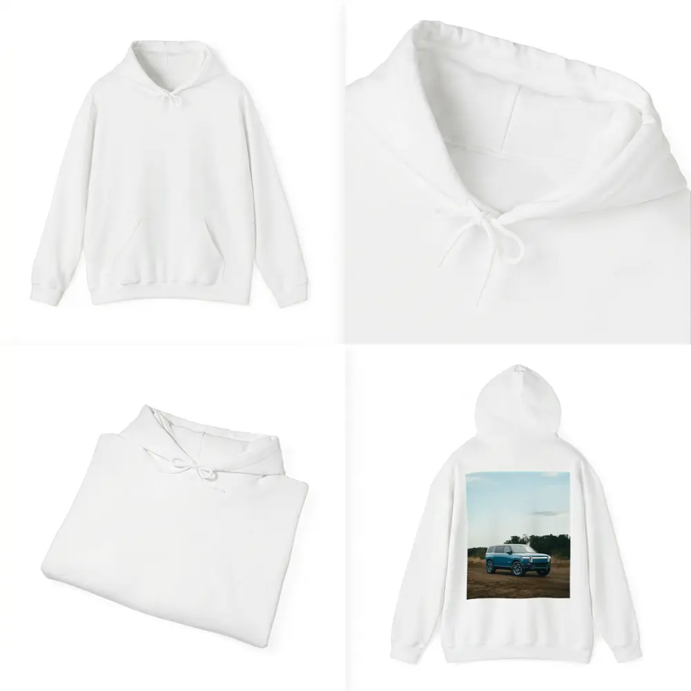 Rivian R1S Electric SUV Dirt Road – Hoodies