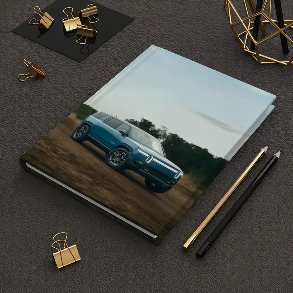 Rivian R1S Electric SUV Dirt Road – Notebooks