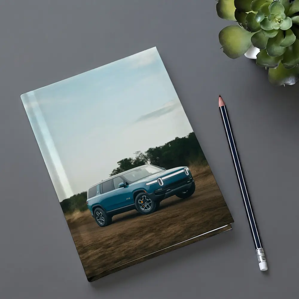 Rivian R1S Electric SUV Dirt Road – Notebooks