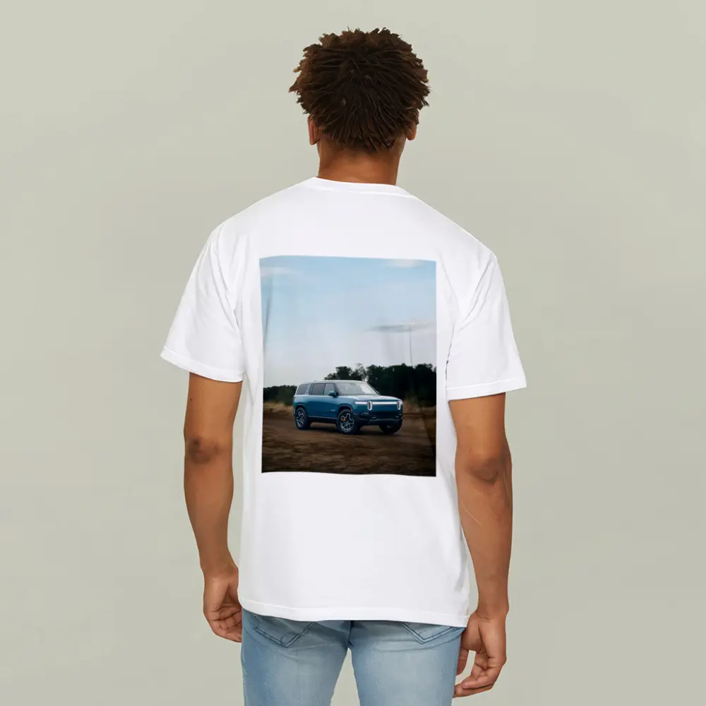 Rivian R1S Electric SUV Dirt Road – T-Shirts