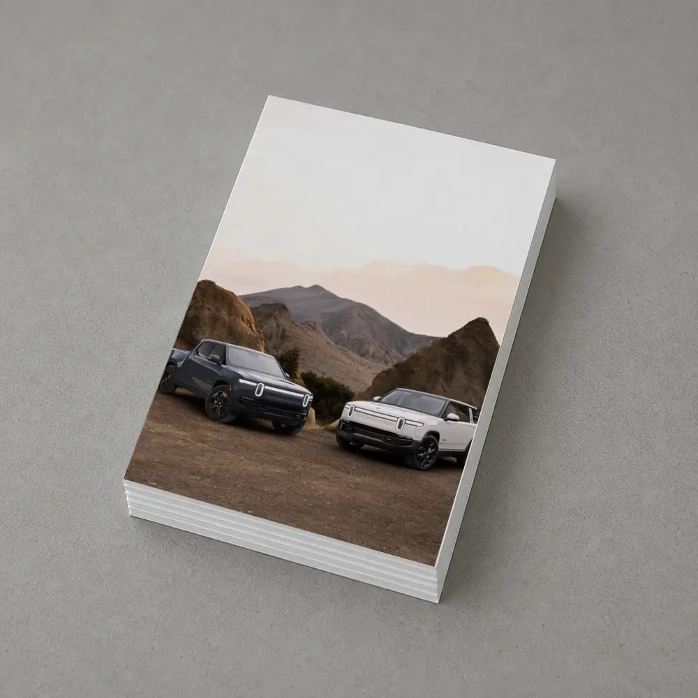 Rivian R1T R1S Desert Mountain Backdrop – Postcards