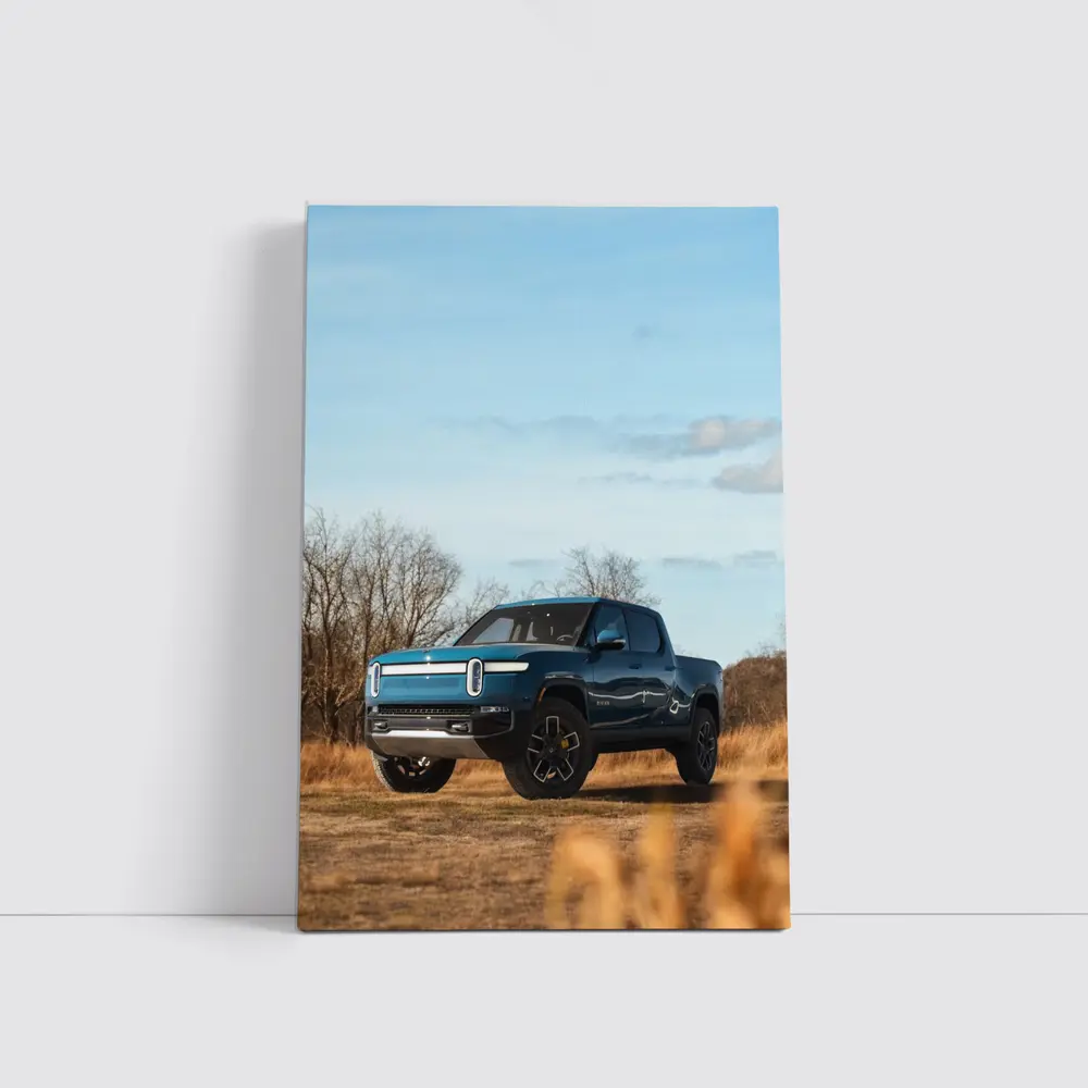 Rivian R1T Electric Truck Open Field – Wall Art