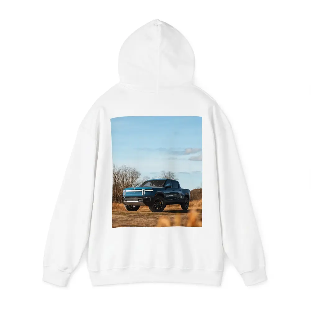 Rivian R1T Electric Truck Open Field – Hoodies