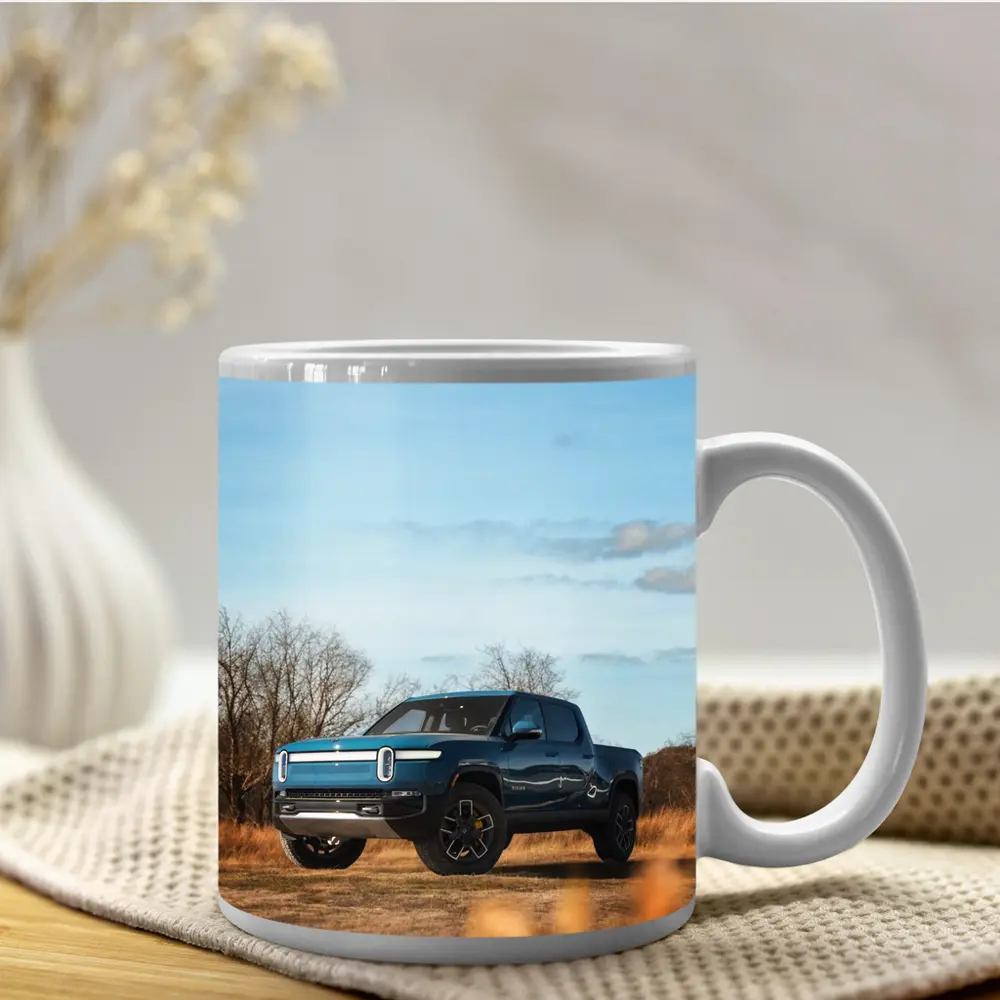 Rivian R1T Electric Truck Open Field – Mugs