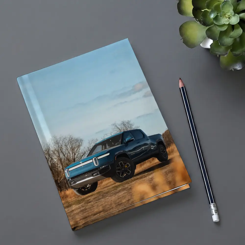 Rivian R1T Electric Truck Open Field – Notebooks