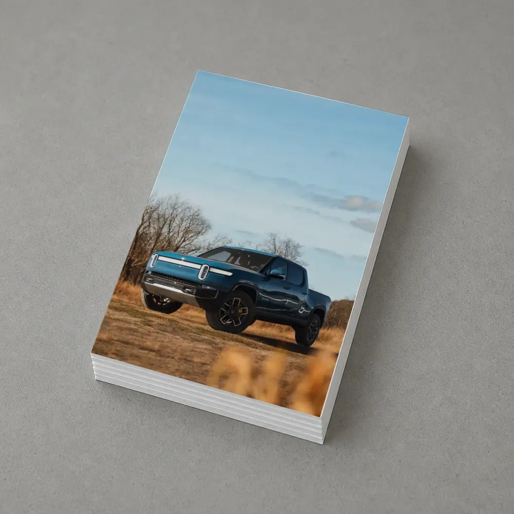 Rivian R1T Electric Truck Open Field – Postcards